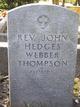 Rev John Hedges Webber Thompson