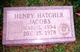 LT Henry Hatcher “H.H.” Jacobs Sr.