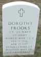  Dorothy Frooks