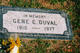  Gene Charles Duval