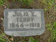 Julia E. <I>Voorheis</I> Terry