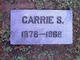  Caroline Pauline “Carrie” <I>Sennert</I> Farmer