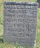  Sarah E.K. <I>Armstrong</I> Harsh