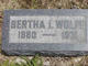  Bertha I. <I>Branstetter</I> Wolfe