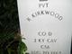 Pvt R. Kirkwood