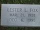  Lester Lewis Fox