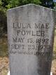  Lula Mae Fowler