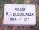 Maj Benjamin Frank Blocklinger