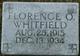  Florence Odell Whitfield