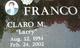  Claro M. “Larry” Franco