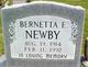  Bernetta Elizabeth “Nettie” <I>McMonigle</I> Newby