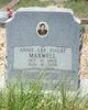  Annie Lee <I>Foust</I> Maxwell