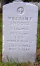 Pvt William Franklin Snoots