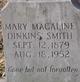  Mary Magaline <I>Smith</I> Dinkens Smith