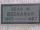  Dean Wilbur Buchanan