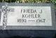  Frieda Johanna <I>Pinther</I> Kohler