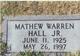 Mathew Warren Hall Jr. Photo