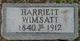  Harriett Ann <I>Hagan</I> Wimsatt