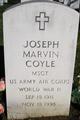  Joseph Marvin “Joe” Coyle