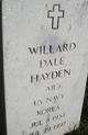 Willard Dale Hayden