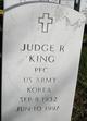 PFC Judge R King