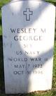  Wesley M George