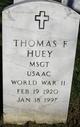  Thomas F Huey