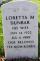  Loretta Margaret <I>Teson</I> Dunbar