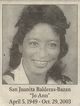  San Juanita "Jo Ann" <I>Balderas</I> Bazan