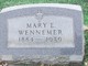  Mary E. <I>Becker</I> Wennemer