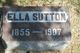  Ella <I>Mills</I> Sutton