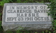  Clarence David Harshe