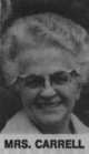  Gladys P. <I>Winn</I> Carrell