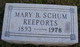  Mary Barbara <I>Schum</I> Keeports