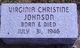  Virginia Christine Johnson