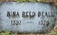  Nina E <I>Reed</I> Beall