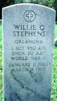  Willie G. Stephens