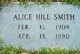 Alice Charlotte <I>Hill</I> Smith