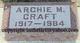  Archie Maxwell Craft
