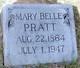  Mary Arabella “Belle” <I>Wilson</I> Pratt