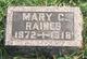  Mary Caroline <I>Clark</I> Raines