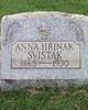  Anna <I>Svistak</I> Hrinak