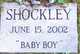  Baby Boy Shockley