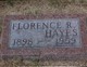  Florence Ruth <I>McEveny</I> Hayes