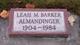  Leah Mae <I>Fraiser  Barker</I> Almandinger