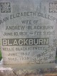  Ann Elizabeth <I>Gillespy</I> Blackburn