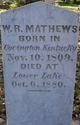  William R Mathews