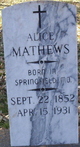  Alice Mathews