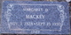  Margaret Doris <I>Adams</I> Mackey