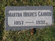 Dr Martha Maria “Mattie” <I>Hughes</I> Cannon